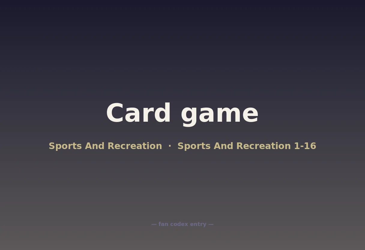 Card game